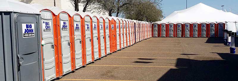 Portable restroom rentals in Central & South Texas